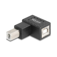 DELOCK Adapter USB 2.0 B Stecker zu B Buchse 90° gew....