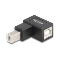 DELOCK Adapter USB 2.0 B Stecker zu B Buchse 90° gew....