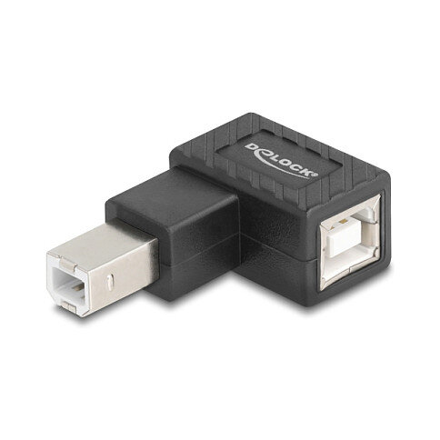 DELOCK Adapter USB 2.0 B Stecker zu B Buchse 90° rechts gew.