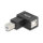 DELOCK Adapter USB 2.0 B Stecker zu B Buchse 90° rechts gew.