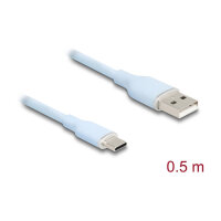 DELOCK USB 2.0 Kabel USB Typ-A St > USB Typ-C St 0.5m...