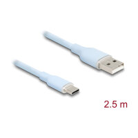 DELOCK USB 2.0 Kabel USB Typ-A St > USB Typ-C St 2.5m...
