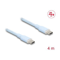 DELOCK USB 2.0 Kabel USB Typ-C St > St PD 3.0 60W 4m blau