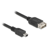 Delock USB 2.0 Kabel USB Typ Mini-B Stecker zu EASY USB...