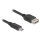 Delock USB 2.0 Kabel USB Type-C Stecker zu EASY USB Typ-A Buchse 2 m