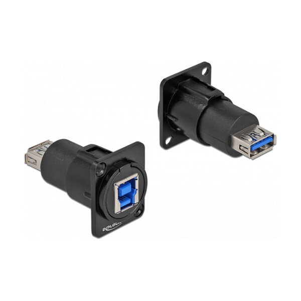DELOCK D-Typ Modul USB 3.0 Typ-A Buchse zu Typ-B Buchse