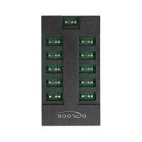 DELOCK RGB Hub fur ARGB LEDs mit 10 Ports