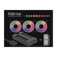 DELOCK RGB Hub fur ARGB LEDs mit 10 Ports
