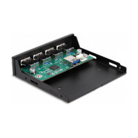 DELOCK Interner 8.89cm 3.5Zoll USB 3.2 Gen 1 Hub 4 Port