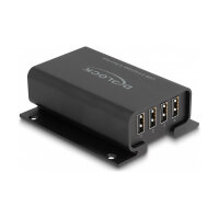 DELOCK 4 Port USB 2.0 Isolator Hub mit 5 kV Isolation fur Datenleitung