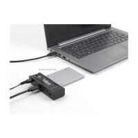 DELOCK USB Type-C Konverter fur 1 x M.2 SSD oder 1 x SATA SSD / HDD