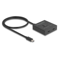DELOCK USB 10 Gbps USB Type-C Switch 2 auf 1...
