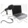 DELOCK Externe USB Soundkarte mit Type-C Stecker auf 2 x 3.5mm Klinkenbuchse Plug & Play Audio Adapter