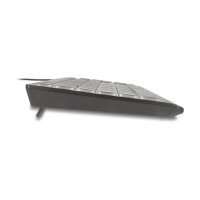 DELOCK USB Tastatur kabelgebunden 1.5m schwarz mit XXL Buchstaben und Beleuchtung