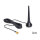 DELOCK GSM UMTS Sixband Antenne SMA 2 dBi omnidirektional mit magnetischem Standfuss starr schwarz