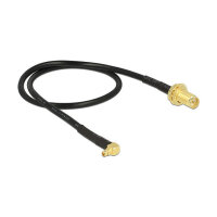 DELOCK Antennenkabel RP-SMA Buchse zum Einbau > MMCX...