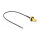 DELOCK Antennenkabel RP-SMA Buchse zum Einbau zu MHF 4L LK Stecker 1.37 20cm Gewindelnge 10mm spritzwassergeschtzt