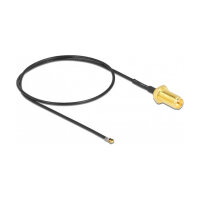 DELOCK Antennenkabel RP-SMA Buchse zum Einbau zu MHF 4L...