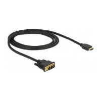 DELOCK Kabel DVI 18+1 Stecker > HDMI-A Stecker 1 m...