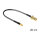 DELOCK Antennenkabel SMA Buchse zum Einbau zu MMCX Stecker 200mm