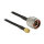 DELOCK Antennenkabel N Stecker zu SMA Stecker LMR/CFD200 2.5m low loss