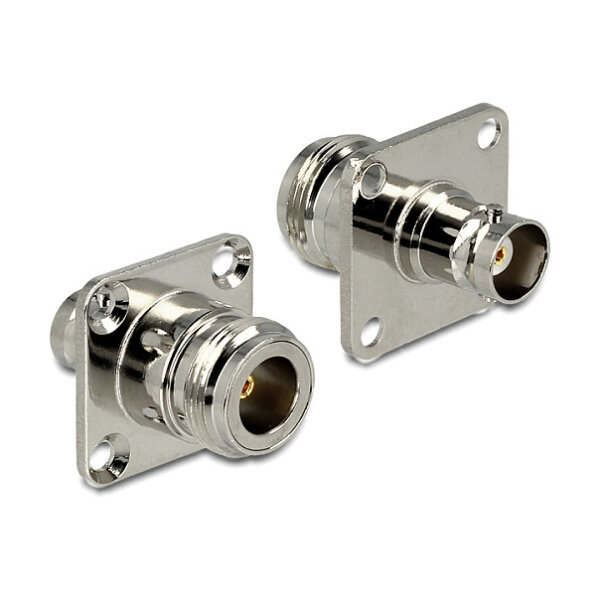 DELOCK Adapter N Buchse > BNC Buchse zum Einbau
