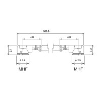 DELOCK Antennenkabel I-PEX Inc. MHF I Stecker zu I-PEX Inc. MHF I Stecker 1.13 50cm