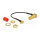 DELOCK Antennenkabel SMA 90 Buchse zum Einbau > MMCX 90 Stecker 10cm 1.37 Gewindelnge 13mm