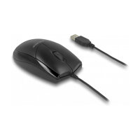 DELOCK Optische USB Desktop Maus - Lautlos