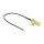 DELOCK Antennenkabel RP-SMA 90 PCB Buchse zum Einbau zu I-PEX Inc. MHF 4L Stecker 1.13 25cm Gewindelnge 15mm