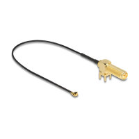DELOCK Antennenkabel RP-SMA 90 PCB Buchse zum Einbau zu...
