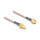 DELOCK Antennenkabel SMA Stecker zu SMA Buchse zum Einbau RG-316 75cm