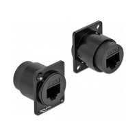 DELOCK D-Typ Modul RJ45 Cat.6 Buchse zu Buchse