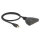 DELOCK HDMI Switch 3 x HDMI in zu 1 x HDMI out 8K 60 Hz mit integriertem Kabel 60cm