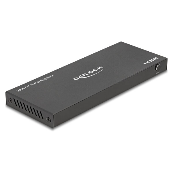 DELOCK HDMI Switch 5 x HDMI in zu 1 x HDMI out 8K 60 Hz