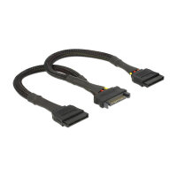 Delock - Stromkabel - 15 PIN SATA Power (M) bis 15 PIN...