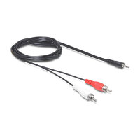 Kabel Klinke 3,5mm 3 Pin St /2x Cinch S
