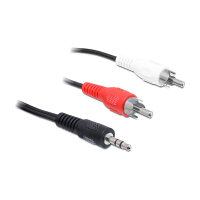Kabel Klinke 3,5mm 3 Pin St /2x Cinch S
