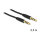 Delock Audio-Klinkenkabel 0,5m, schwarz