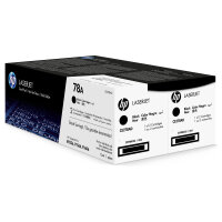 HP 78A original LaserJet Toner cartridge CE278AD black standard capacity 2.100 pages 2-pack