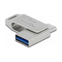 STICK DELOCK USB 3.2 Gen 1 USB-C + Typ-A Speicherstick 128GB - Metallgehuse