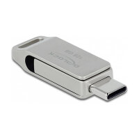 STICK DELOCK USB 3.2 Gen 1 USB-C + Typ-A Speicherstick 128GB - Metallgehuse