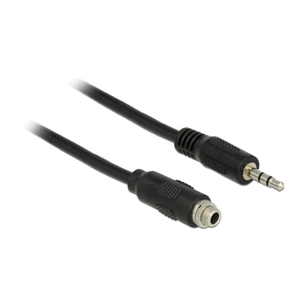 Delock Audioverlängerungskabel - stereo mini jack (W) bis stereo mini jack (M) - 1 m