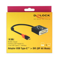 DELOCK Adapter USB Type-C Stecker > DVI Buchse DP Alt...