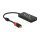 HUB USB 3.0 USB Type-C™ 3 Port extern + 2 x SD Slot schwarz Delock