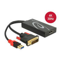 DELOCK Adapter DVI Stecker > Displayport 1.2 Buchse...