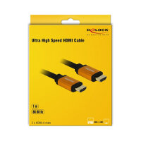 DELOCK Ultra High Speed HDMI Kabel 48 Gbps 8K 60Hz 1m