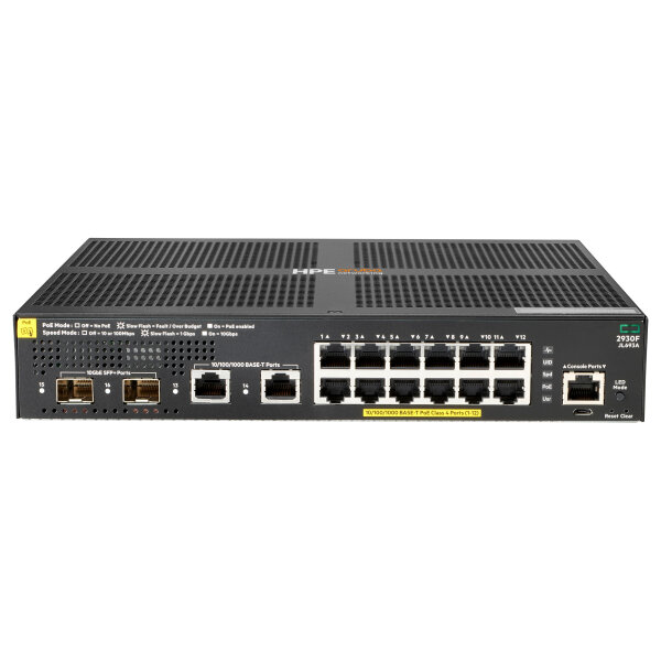 ARUBA 2930F 12G POE+ SWCH STOCK