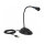 Broadcast Delock USB Schwanenhals Mikrofon mit Standfuß und Mute + On / Off Taste
