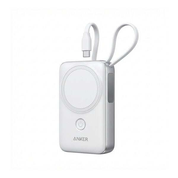 Anker MagGo Powerbank, Weiß, USB-C, Apple Watch, 10.000 mAh, A1657H21